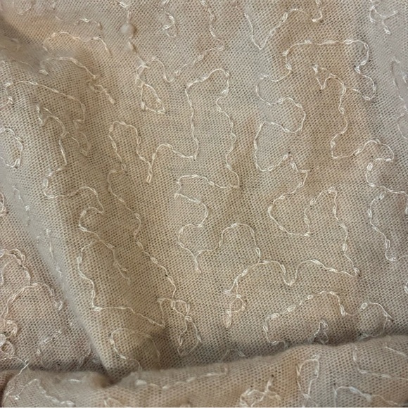 J. Crew Rose Gold 3/4 Sleeve Sequined Top, Size Medium - Picture 6 of 9